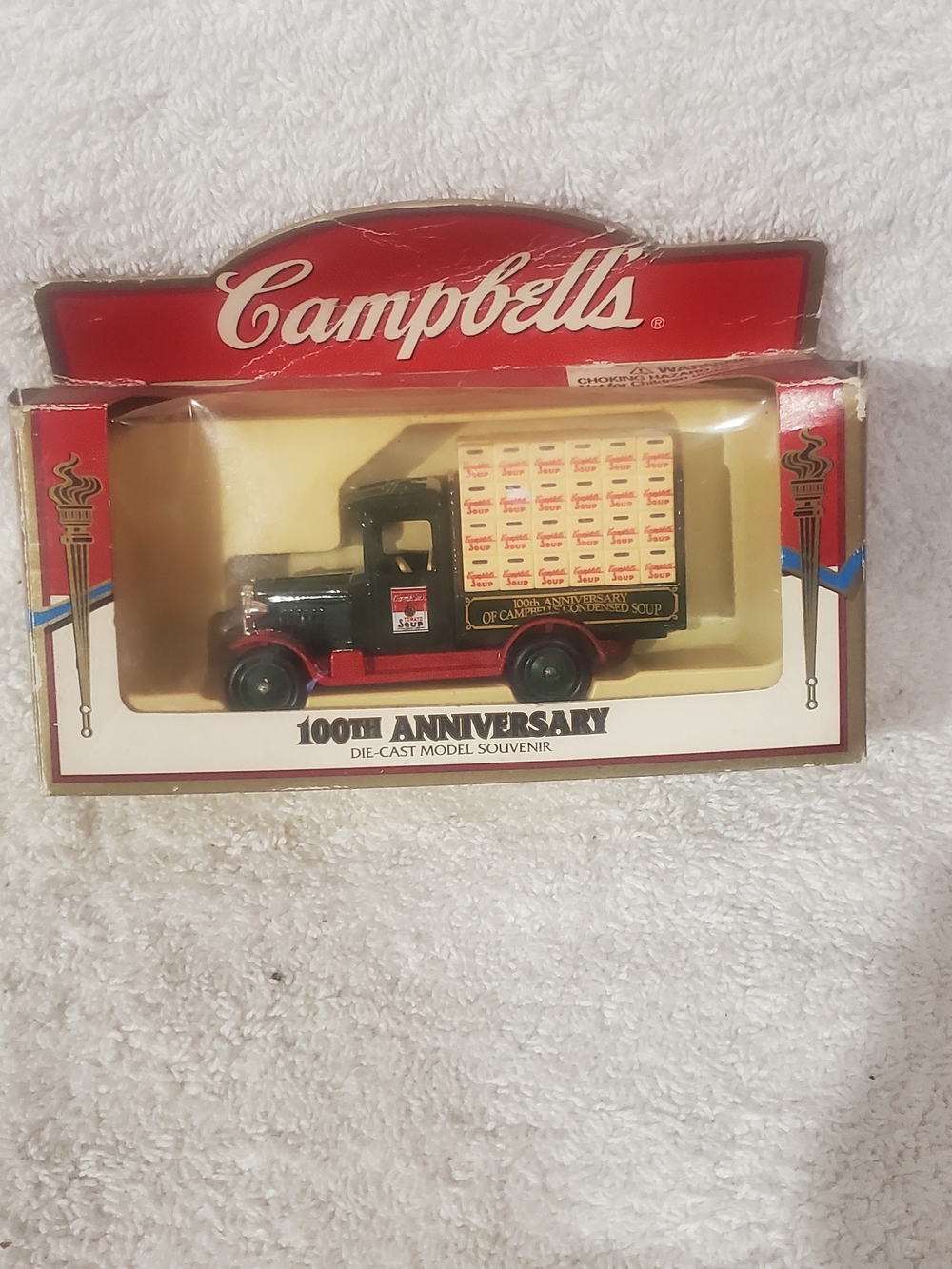 Campbell's 100th Anniversary Die-Cast Delivery Truck - Red & Black